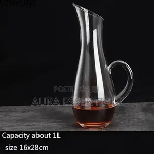 1000ml Glass Wine Decanter With Handle