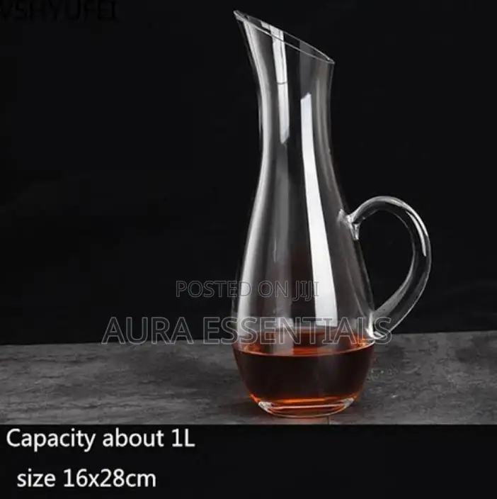 1000ml Glass Wine Decanter With Handle
