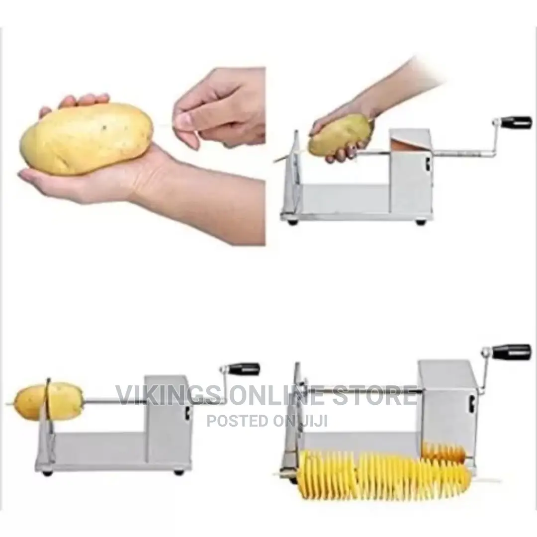 Manual Potato Chips Slicer Spiral Twister Vegetable Cutter