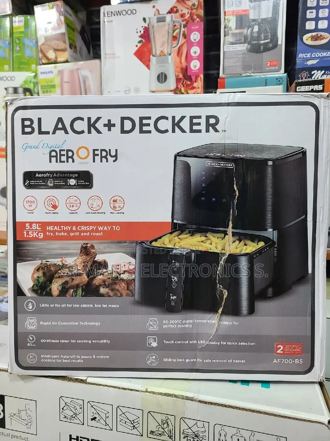 Black and Decker Aero Fry New Model