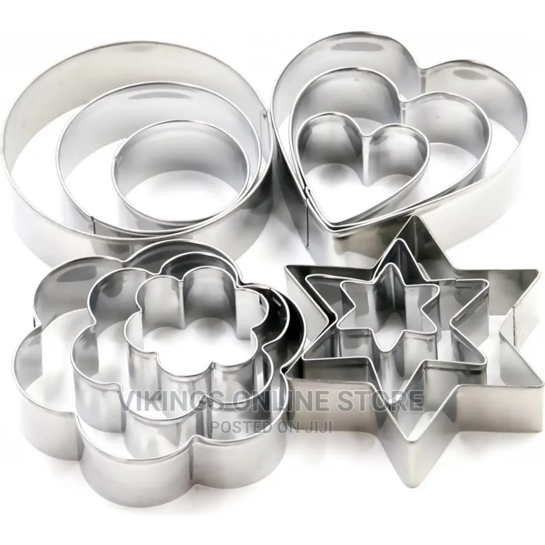 12 Stainless Steel Christmas Cookies Cutter