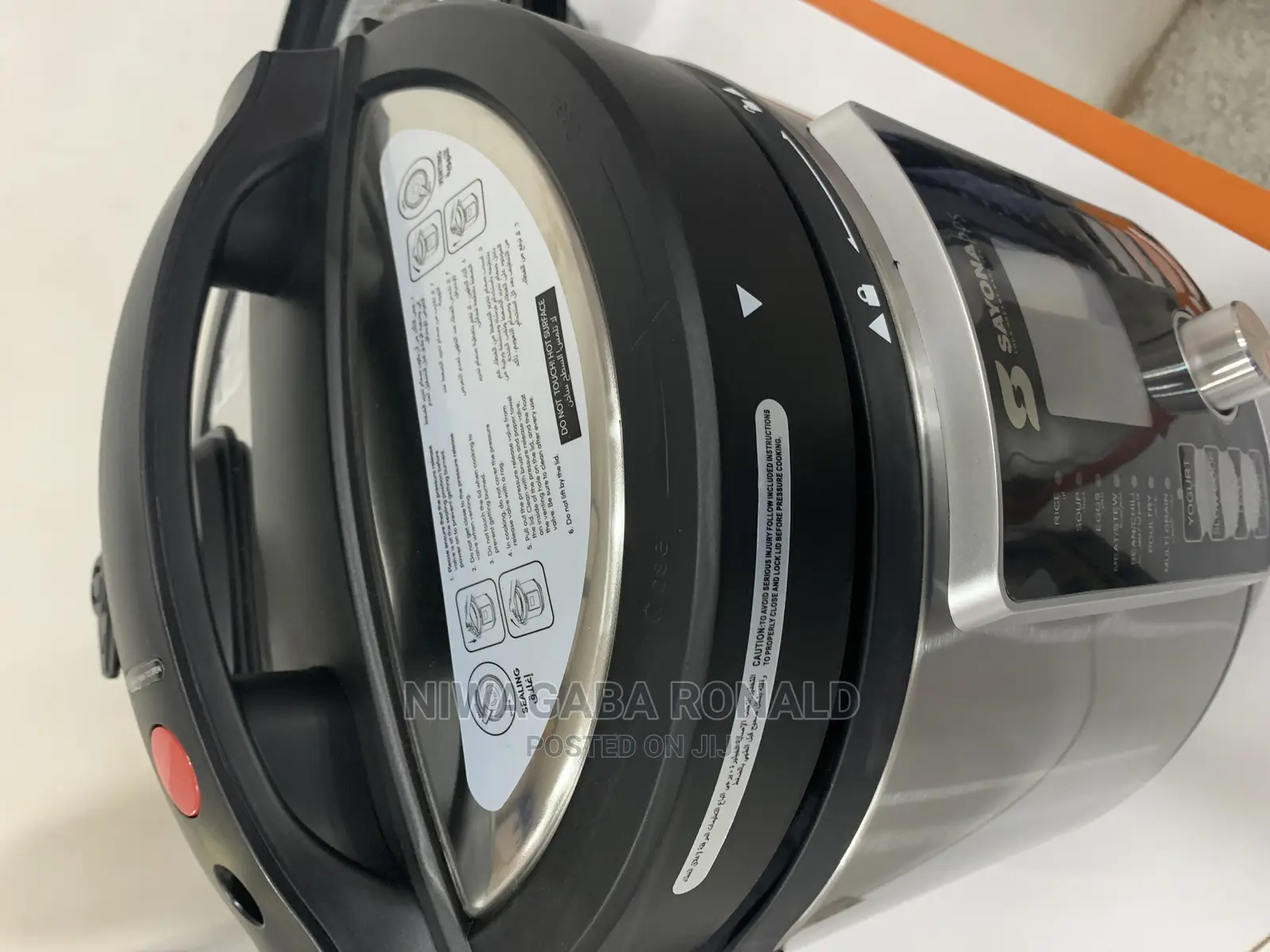 6QT 29-In1 Electric Pressure Cooker Air Fryer Combo