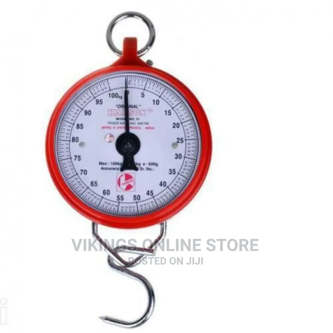 Hanson Heavy Duty Portable, Hook 100kg Weighing Scale