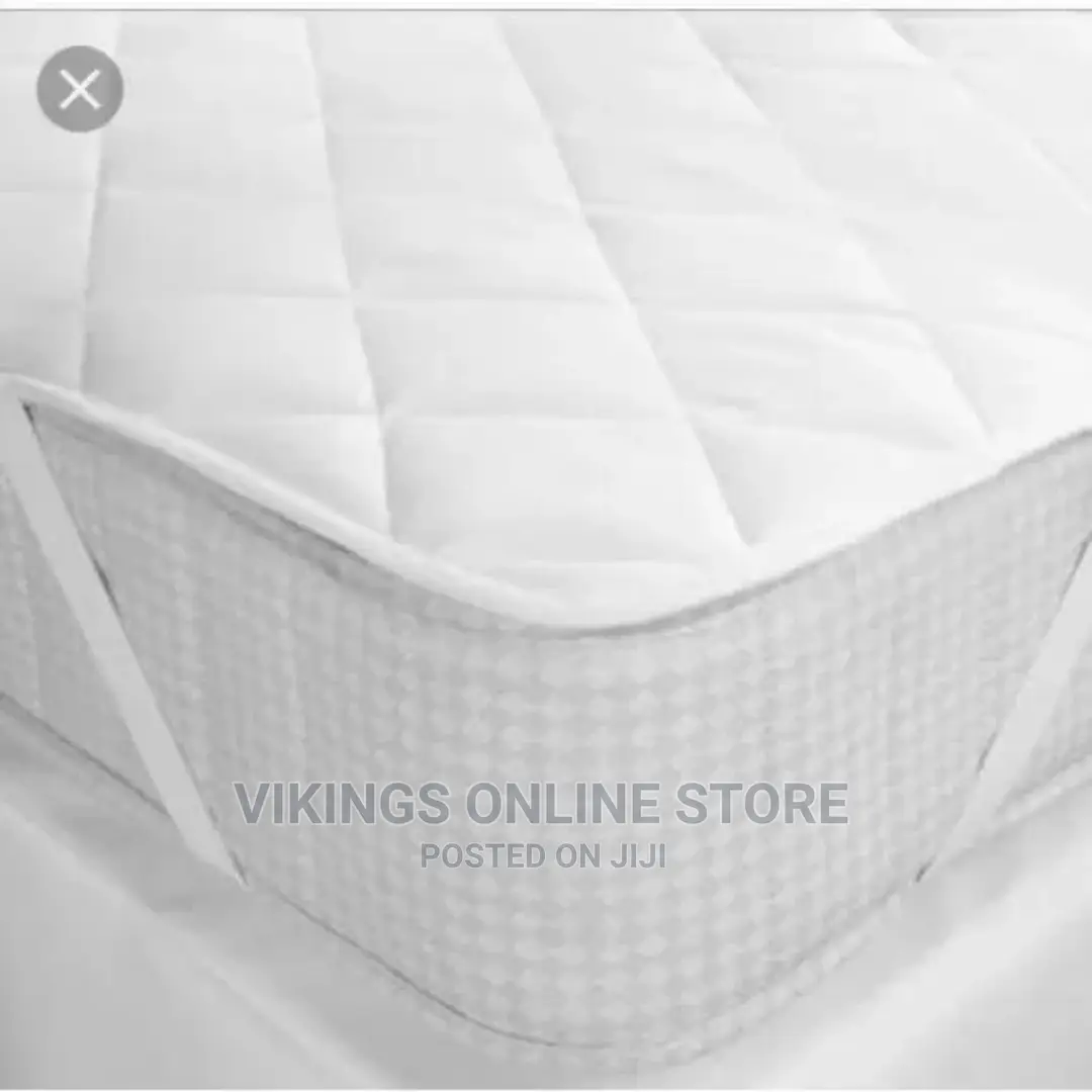 Quilted Waterproof Matress Protector, White