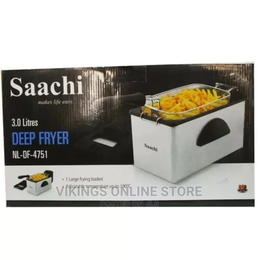 3.0 Litres Saachi Stainless Steel Electric Deep Fryer