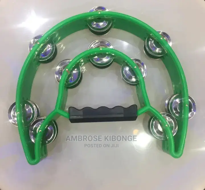 Stainless Steel Percussion Tambourines in Veriety of Colors.