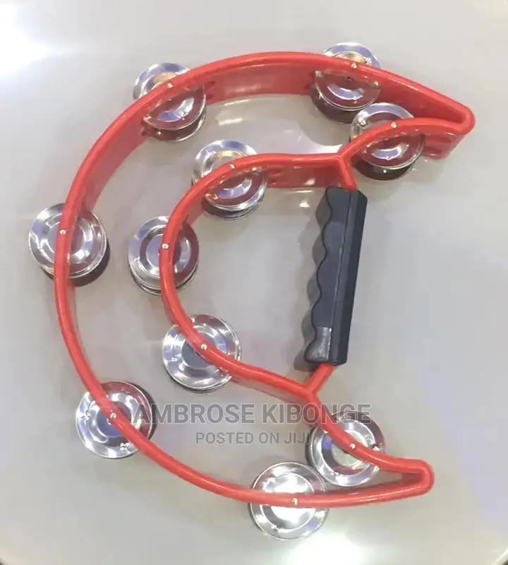 Stainless Steel Percussion Tambourines in Veriety of Colors.