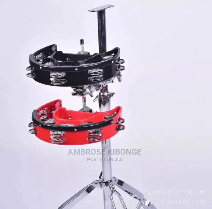 Stainless Steel Percussion Tambourines in Veriety of Colors.