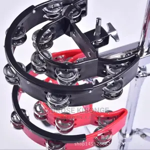 Stainless Steel Percussion Tambourines in Veriety of Colors.