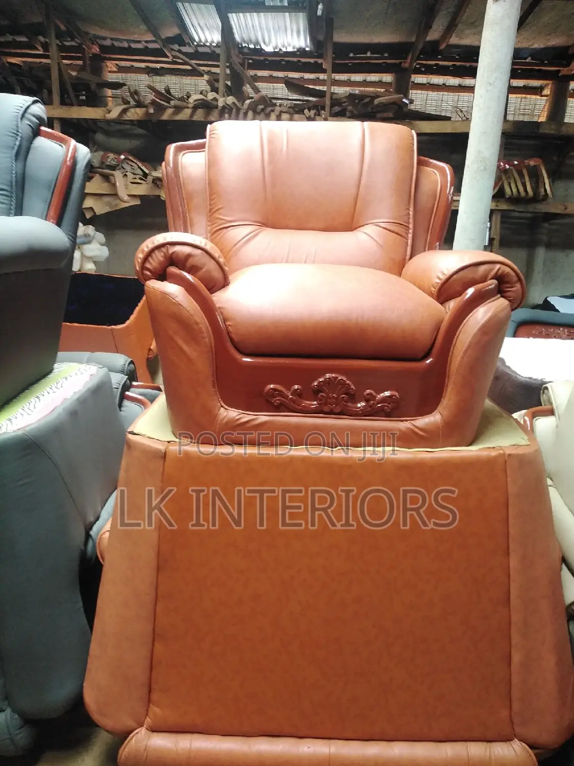 Leather Sofa 5 Seaters