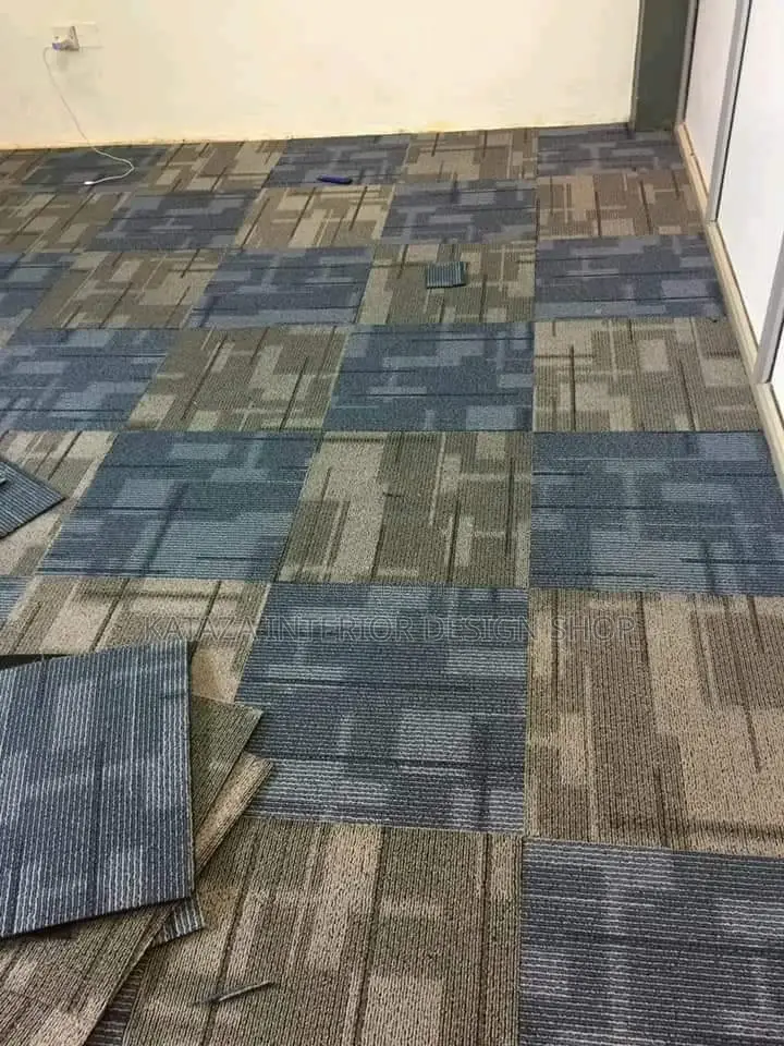PVC Tile Carpets/Woolen PVC Tile Carpets