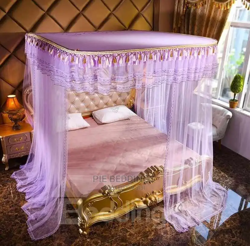 Rail Mosquito Net With 2 Stands