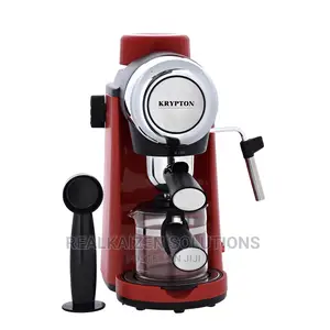 KRYPTON Red 4 Cup Espresso Coffee Machine 800w