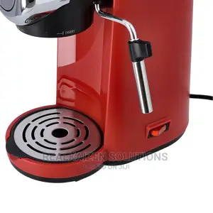 KRYPTON Red 4 Cup Espresso Coffee Machine 800w