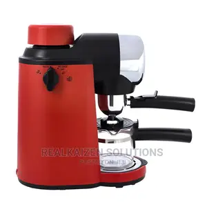 KRYPTON Red 4 Cup Espresso Coffee Machine 800w