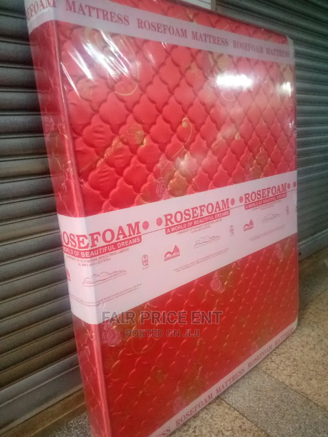 Mattress 5x6 in 6inches Quilted Density ( Red)