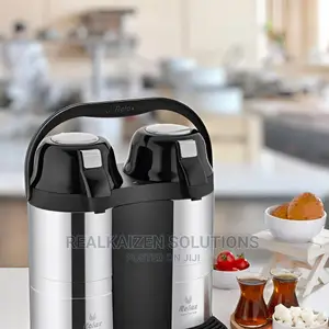 COOKER 5L Stainless Steel Double Thermos Airpot Flask