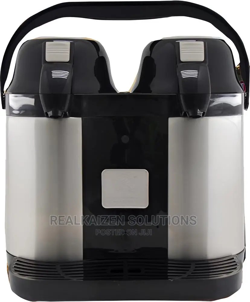COOKER 5L Stainless Steel Double Thermos Airpot Flask