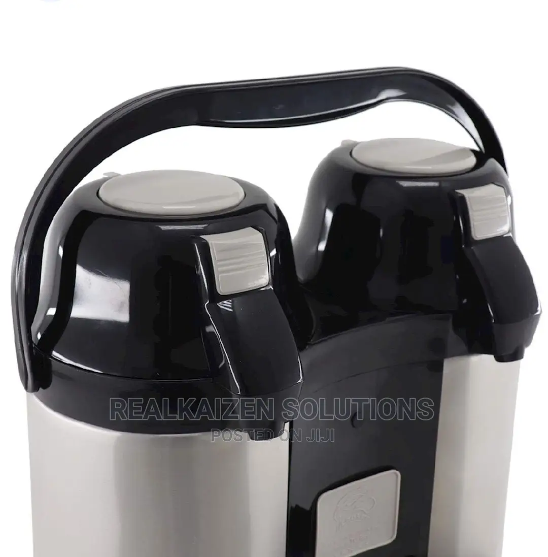 COOKER 5L Stainless Steel Double Thermos Airpot Flask