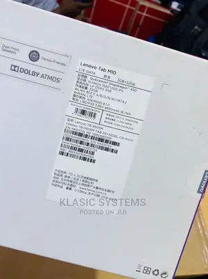 New Lenovo Tab M10 32 GB Black