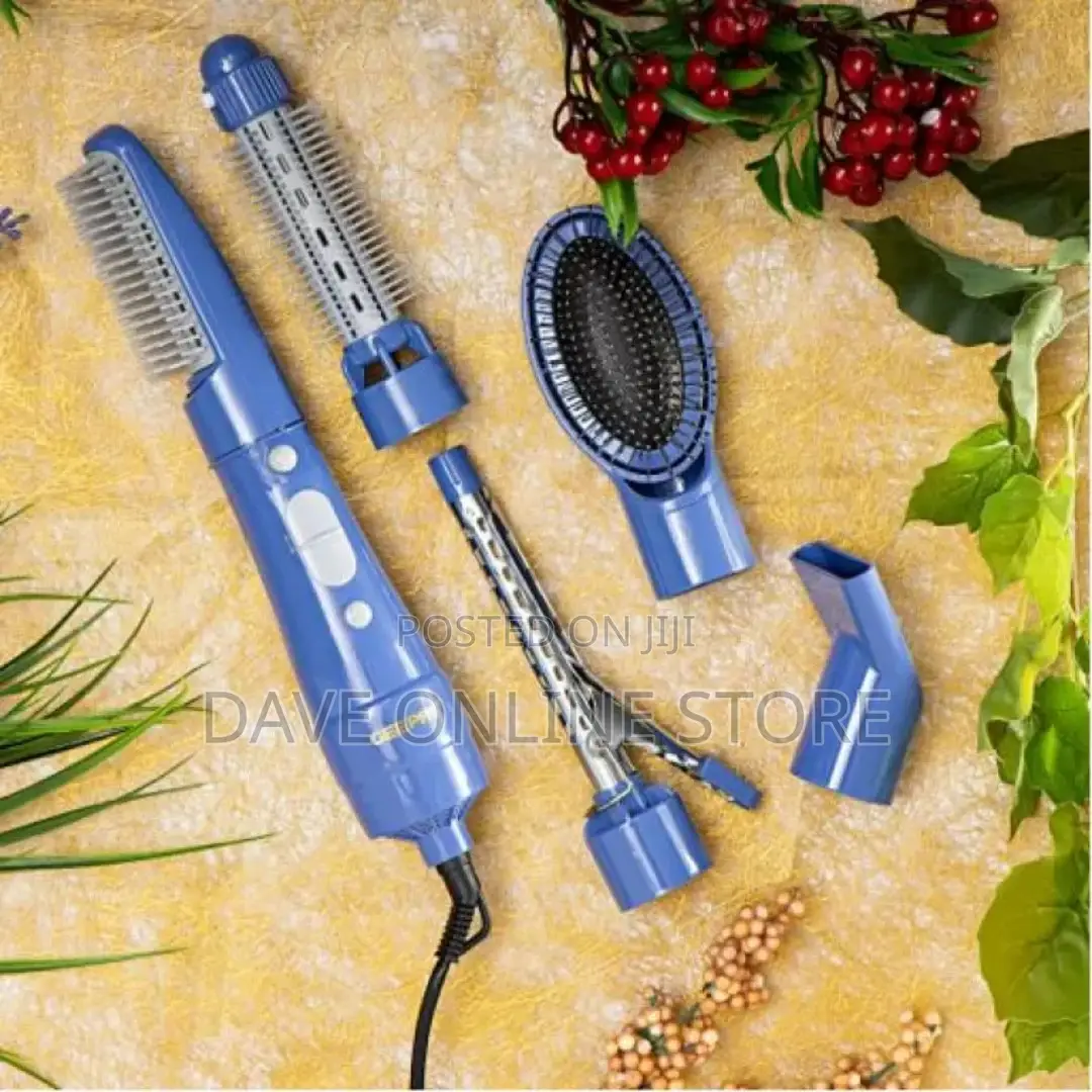 6-In-1 Geepas Hair Styler With 5 Attachments