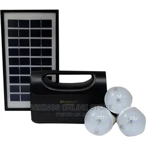 Kamisafe KM-8017 Lighting Solar Kit – Black