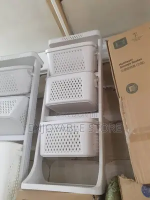 Plastic Kitchen Rack Trolley