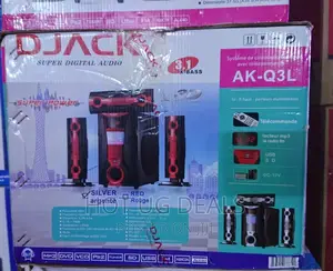 Photo - 3.1 Multimedia Bluetooth Speaker System Woofer, Red- Black