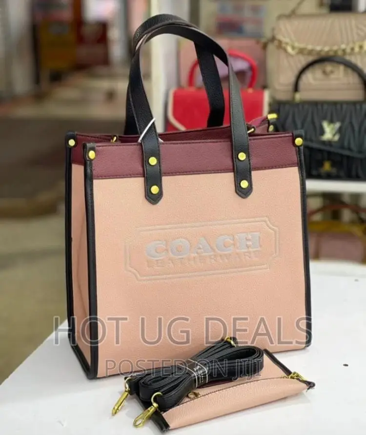 2pc Ladies Designer Handbags- Brown