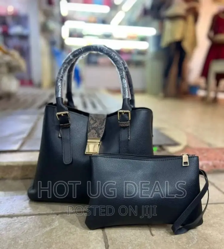 Ladies Fashion Designer Handbags- Black