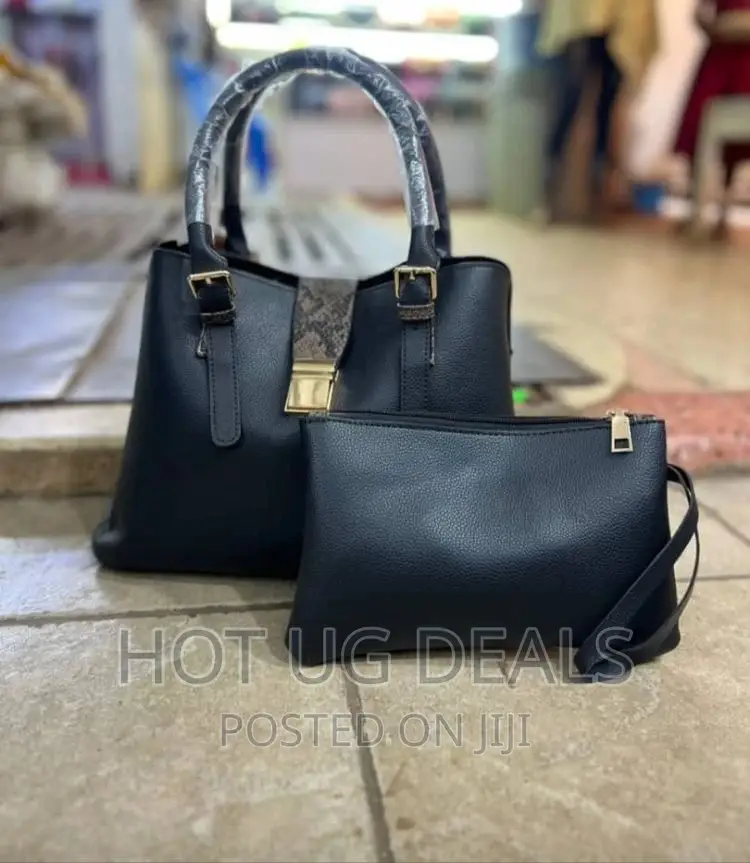 Ladies Fashion Designer Handbags- Black