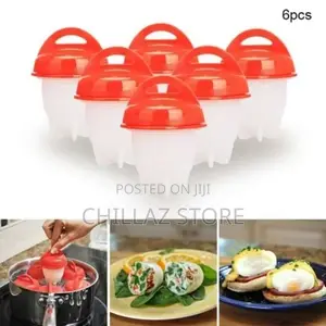 6pcs Slicone Egg Boiler