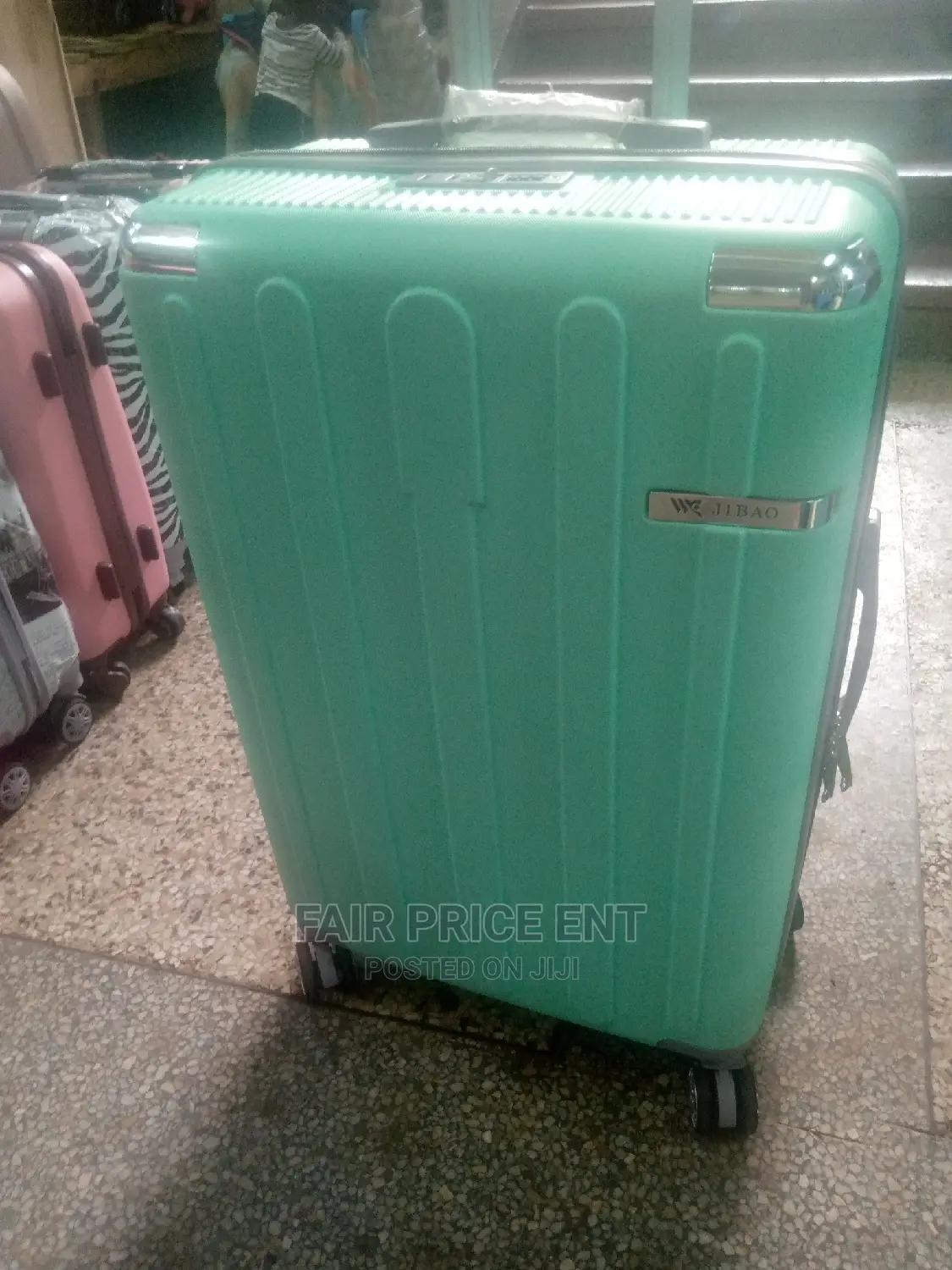 Classy Plastic Suitcases.Large( Purple)