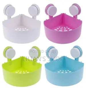 4 PCS Corner Triangle Shelf Bathroom Kitchen Storage Rack