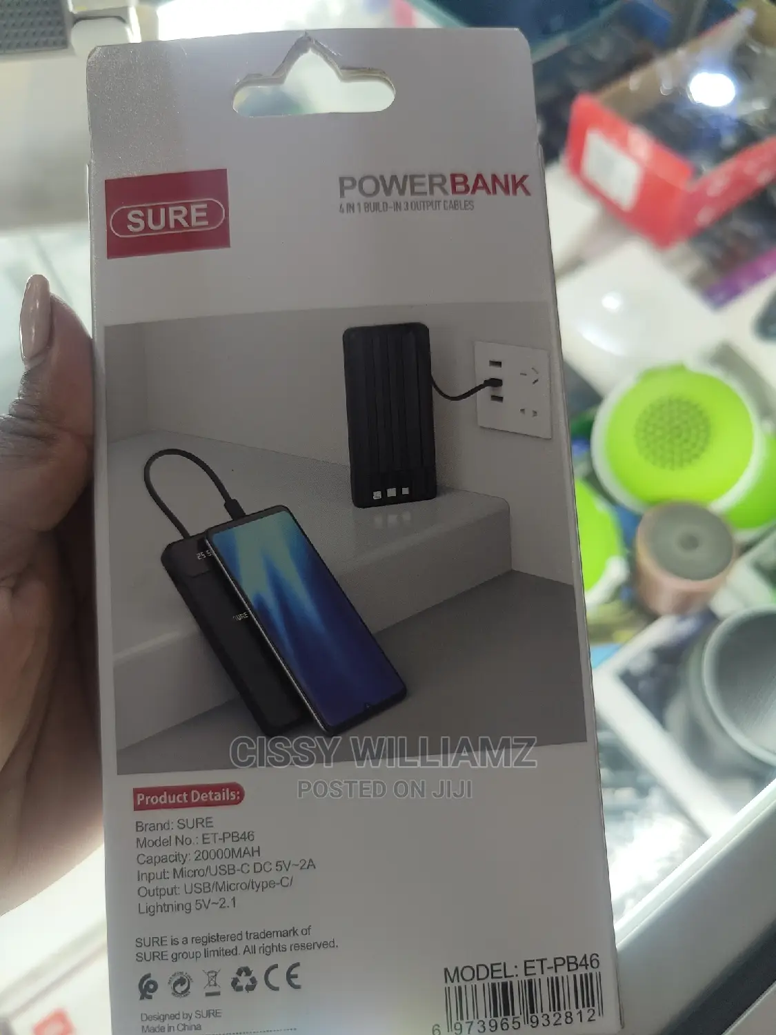 Sure Power Bank/20000mah Power Bank/Sure 20000mah Power Bank