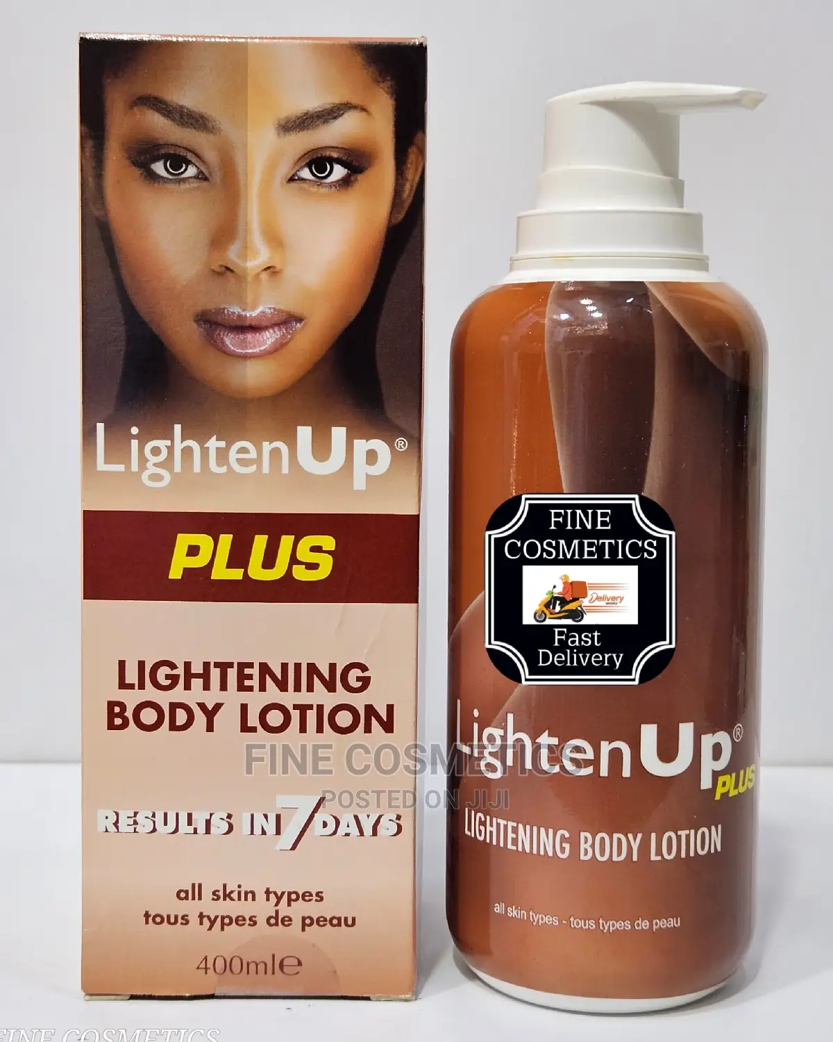 Lighten Up Plus 7days Lightening Body Lotion 400ml USA