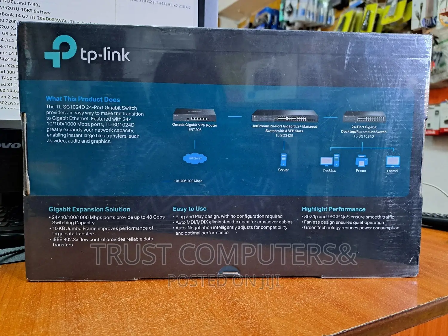 Tp-Link 24port Gigabit/Rackmount Switch TL-SG1024D