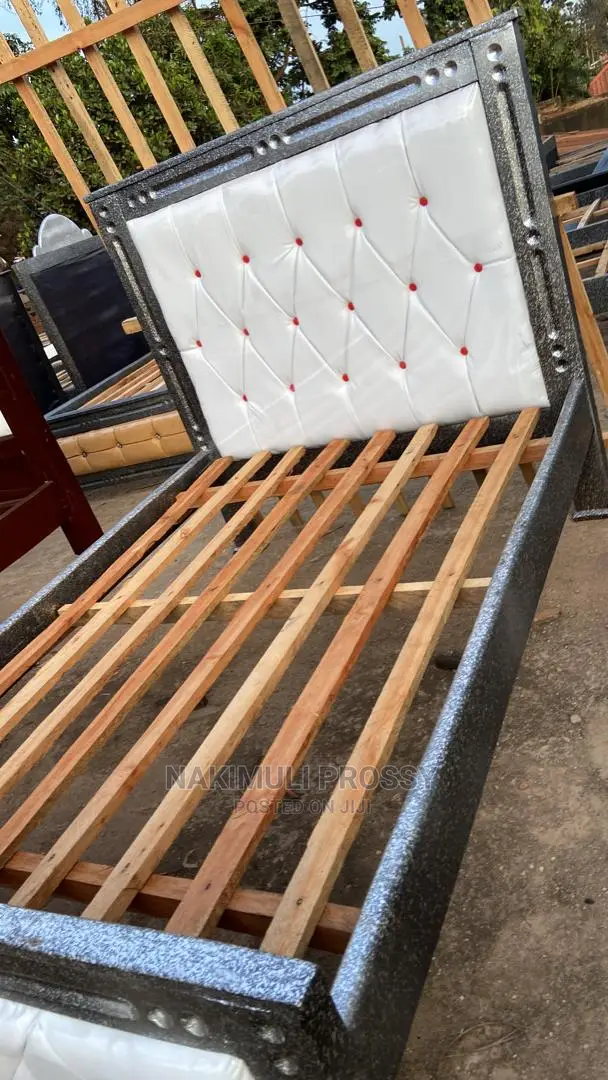 White 4by6 Bed in Central Division Furniture, Nakimuli Prossy Jiji.ug