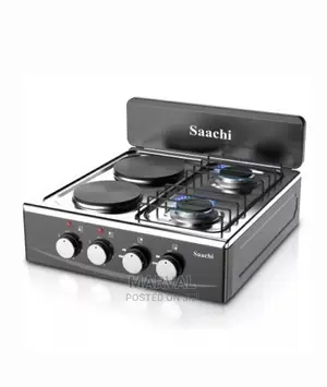 2 Gas + 2 Electric Hot Plate (4 Burner Grade)