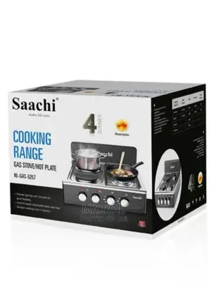 2 Gas + 2 Electric Hot Plate (4 Burner Grade)