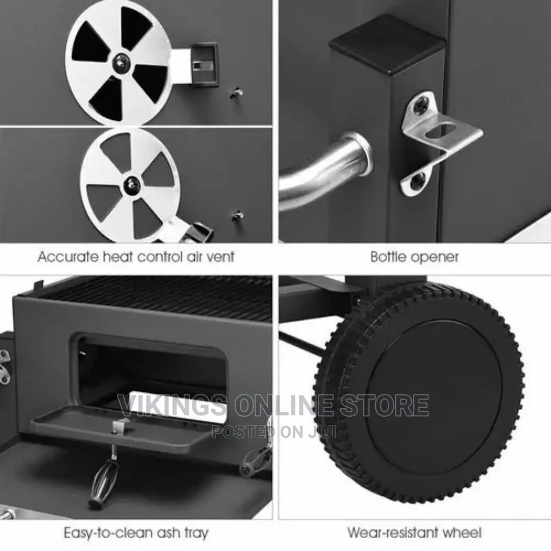 Charcoal Grill, BBQ Smoker for Picnic Camping