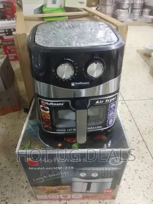 10l Hoffman Air Fryer Oil Free Health _ Black