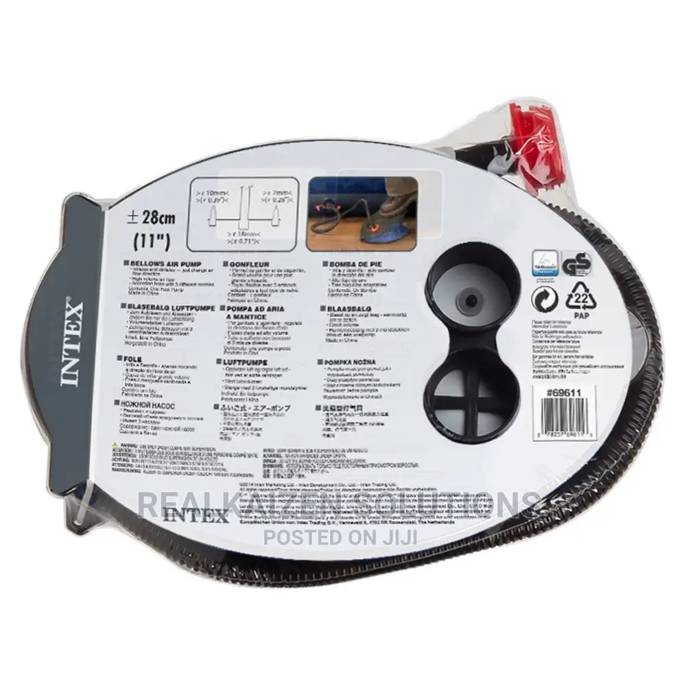INTEX 28cm Bellows Foot Air Pump
