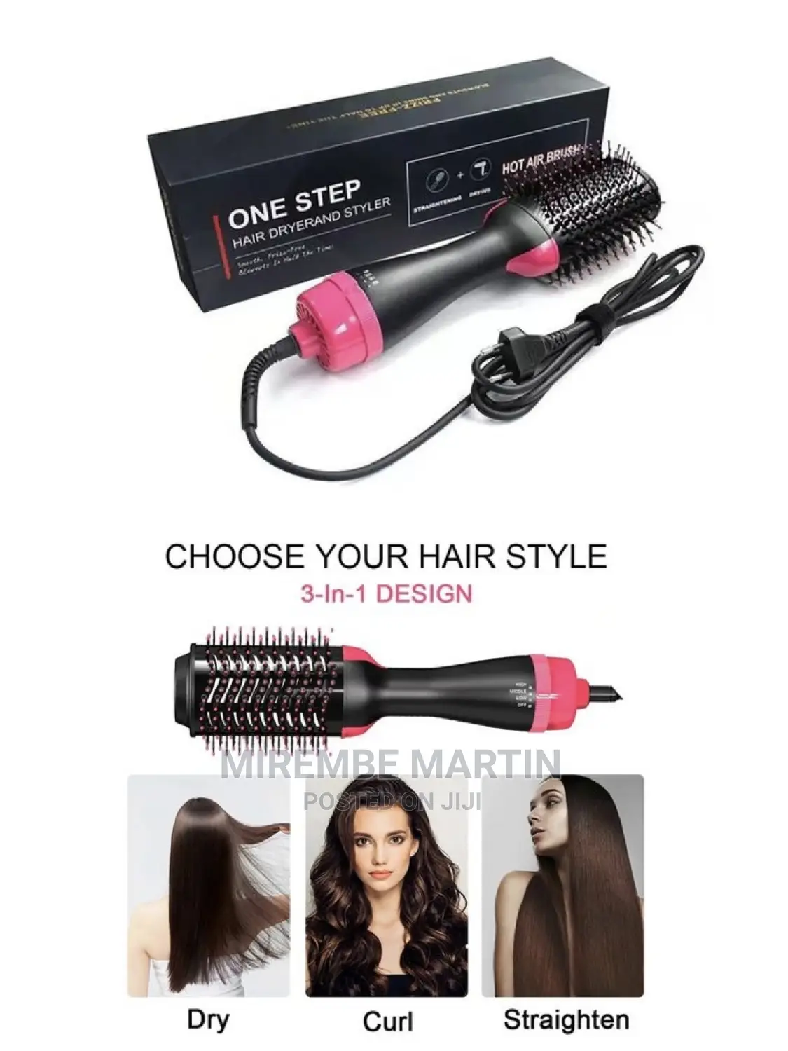 One Step Hairdryer