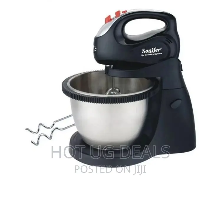 Sonifer SF-7014 3.0 Litre Stand Hand Mixer(Black)