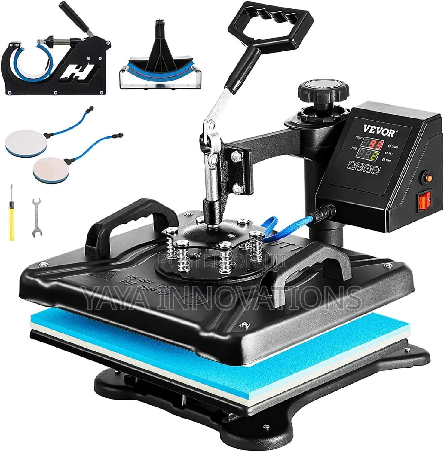 High-Efficiency 12"X10" Digital Heat Press Machine for T-Shi