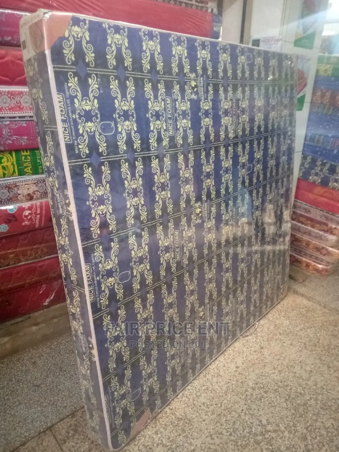 Mattress 6x6x6 Inches ( Blue)