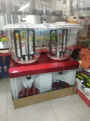 50L Electric Double Juice Dispenser - Red,White