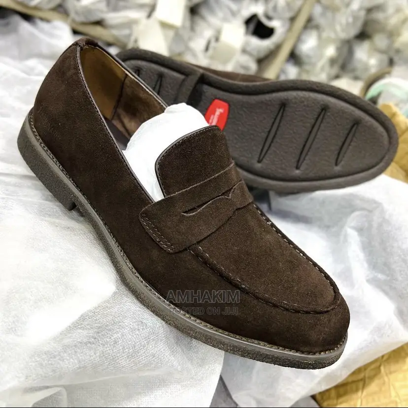 New Classic Clarks Suede Loafers in Stock