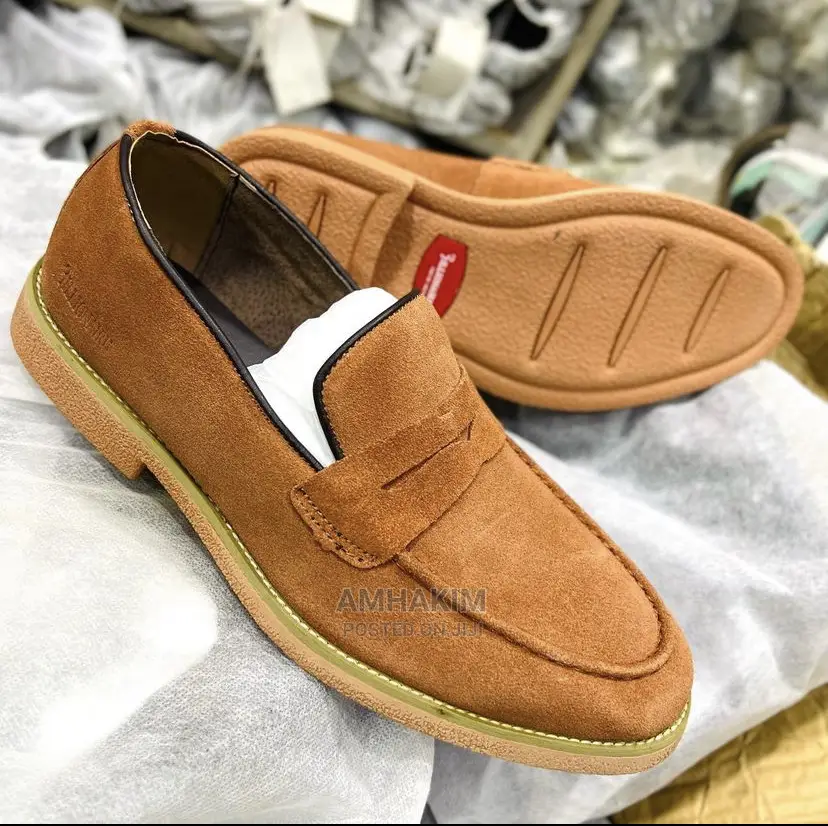New Classic Clarks Suede Loafers in Stock